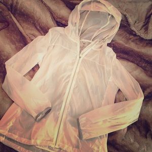 White light running jacket